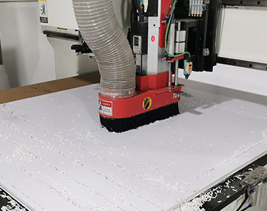 CNC engraving foamed pvc board