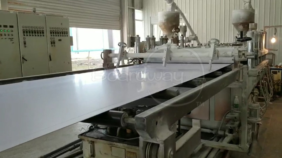 production of pvc co-extruded foam board