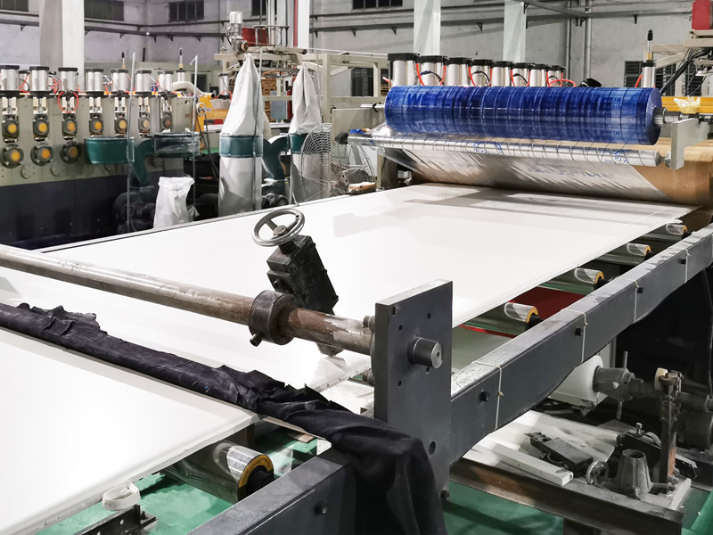 production of white pvc foam board