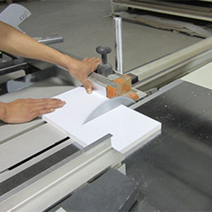 PVC foam board sawing