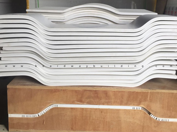 Curving PVC foam board