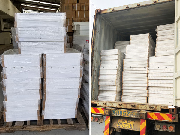 Packing of PVC Embossed Board