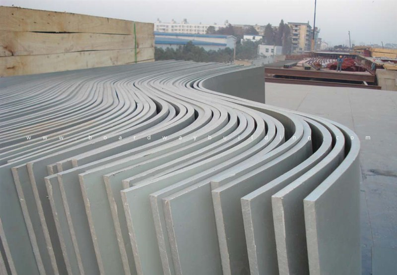 curved PVC concrete formwork