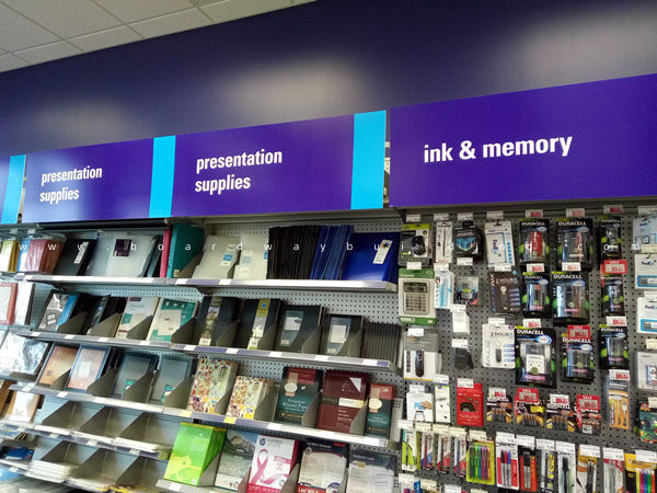 pvc sign board for supermarket