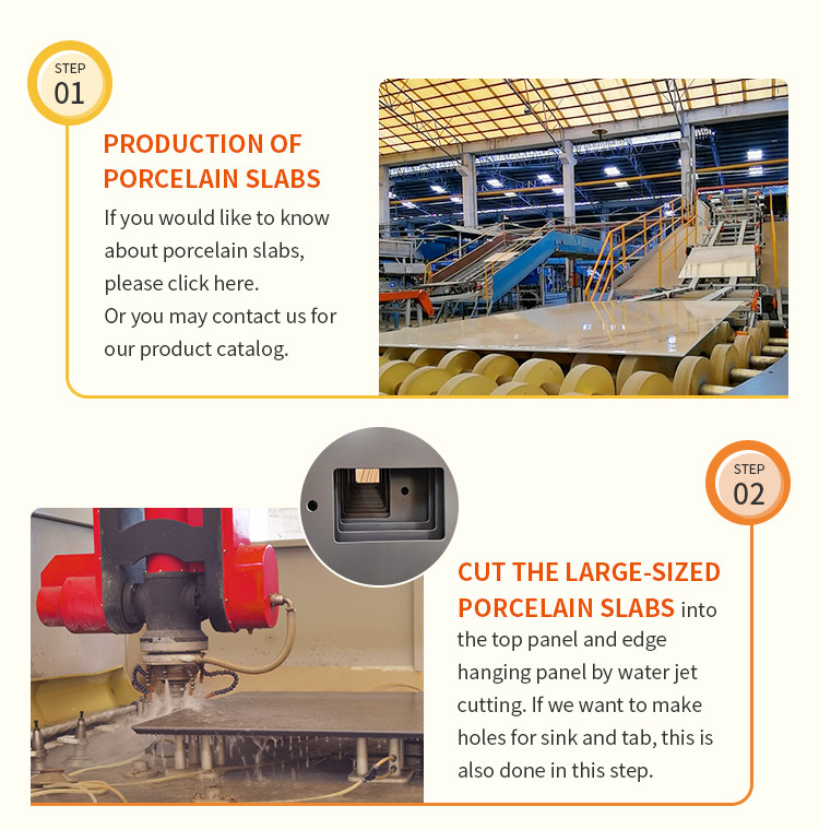 porcelain slab processing