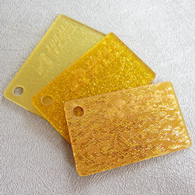 Golden acrylic sheet