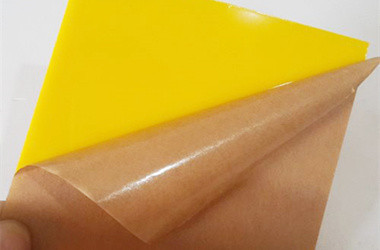 Yellow acrylic sheet