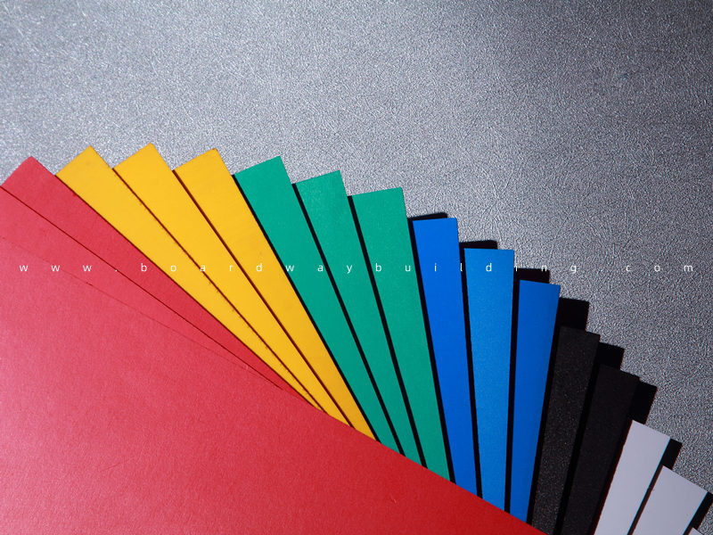colored expanded pvc board