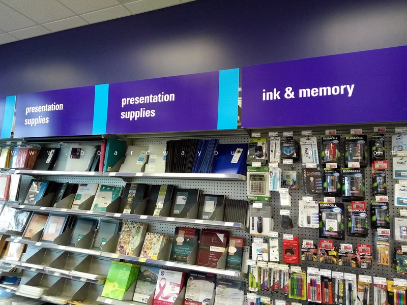 Supermarket PVC sign board