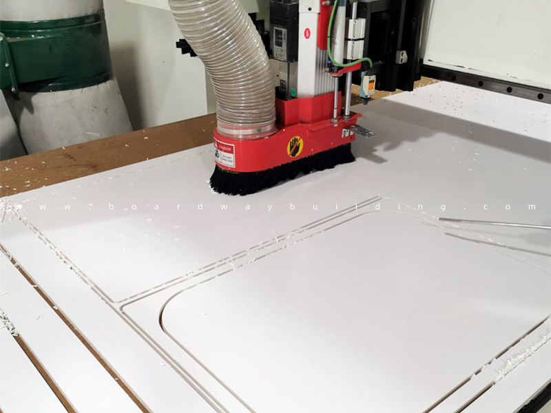 PVC foam board CNC cutting