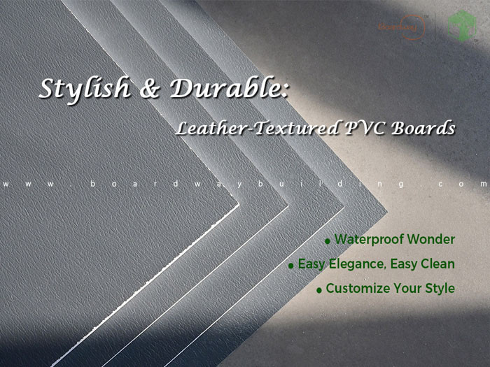 Leather Textured PVC Foam Board
