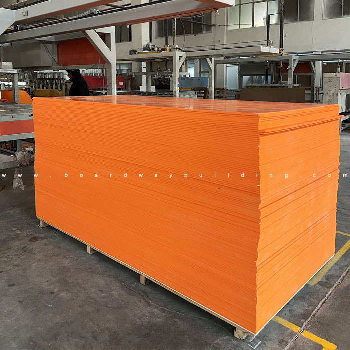 Custom Orange PVC Foam Board