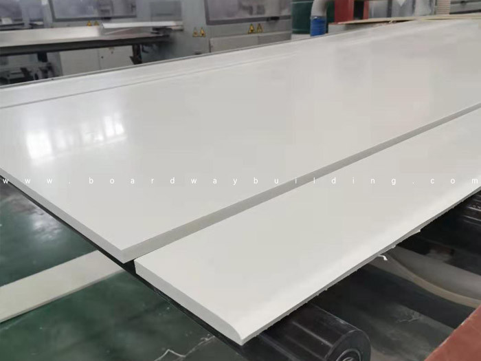 Production of White PVC Formwork