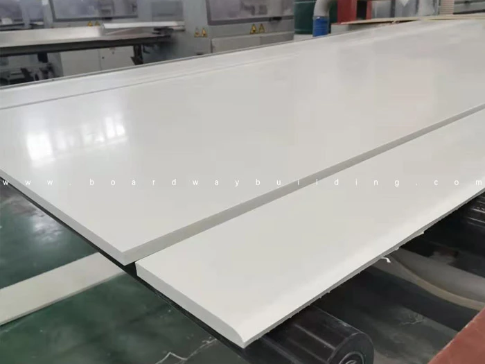 Production of White PVC Formwork