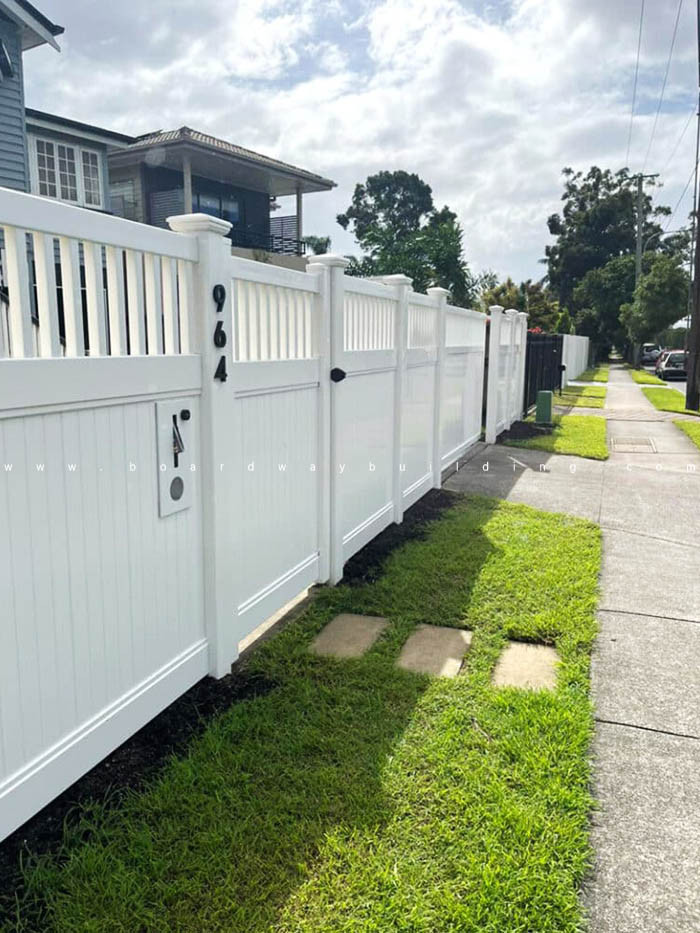 PVC Trim Board Fencing