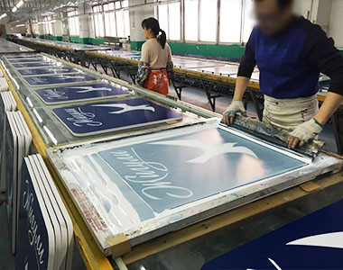 PVC foam board screen printing