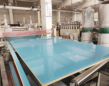 WPC co-extruded foam board production