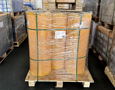 transparent pvc sheets packed in roll