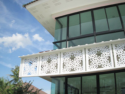 Outdoor PVC decorative board