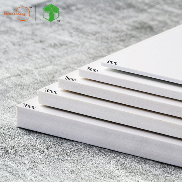 White PVC Foam Board PVC Celuka Board for Furniture Building and Decoration