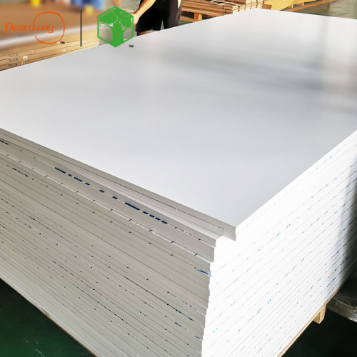 White PVC Foam Board PVC Celuka Board for Furniture Building and Decoration