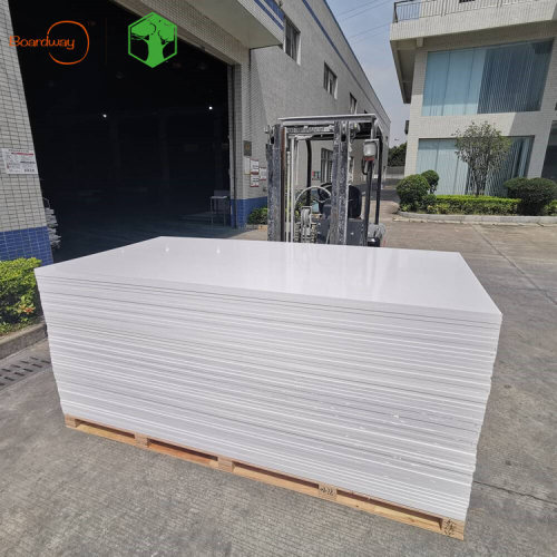 White PVC Foam Board PVC Celuka Board for Furniture Building and Decoration