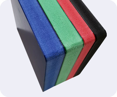 Colored PVC co-extruded foam board