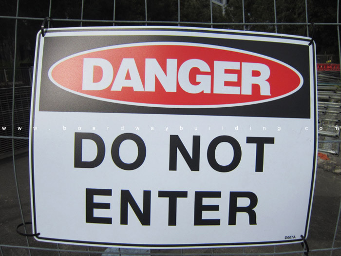 PVC Construction Site Signage