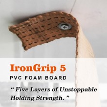 IronGrip 5: The PVC Foam Board with Unmatched Screw-Holding Power