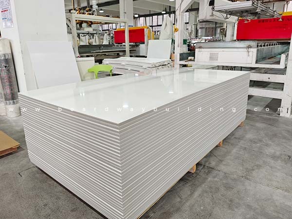 PVC co-extruded foam board