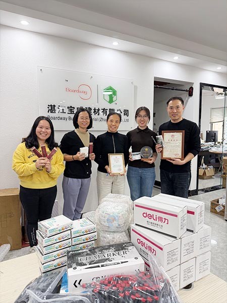 Team photo during the Jamaica support video recording