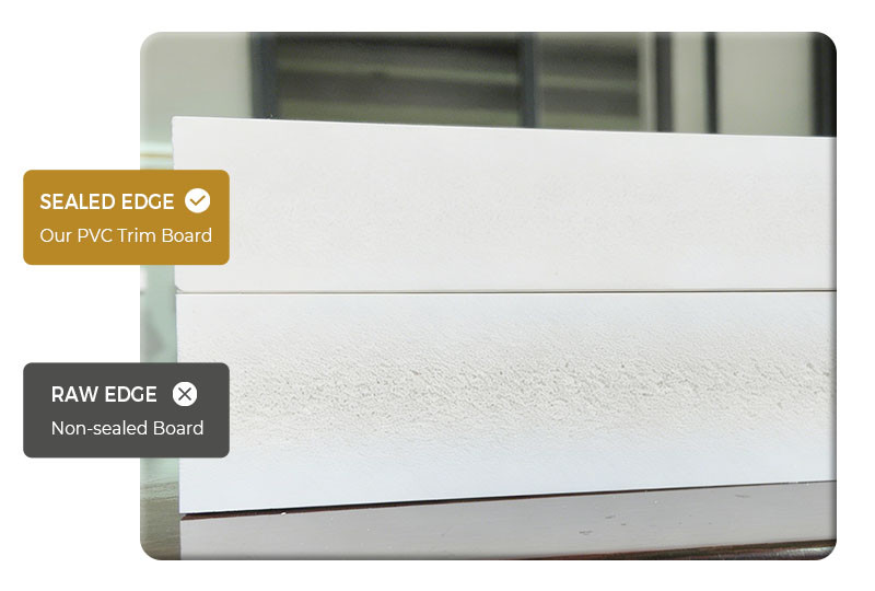 Sealed Edge PVC Trim Board