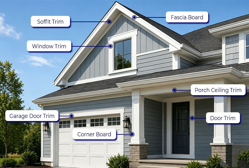PVC Trim Board Applications