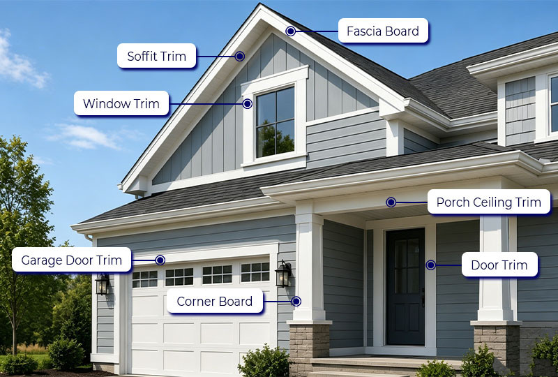 PVC Trim Board Applications