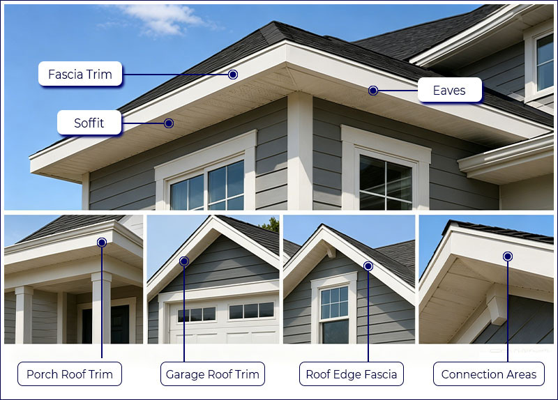 PVC Fascia Board Applications
