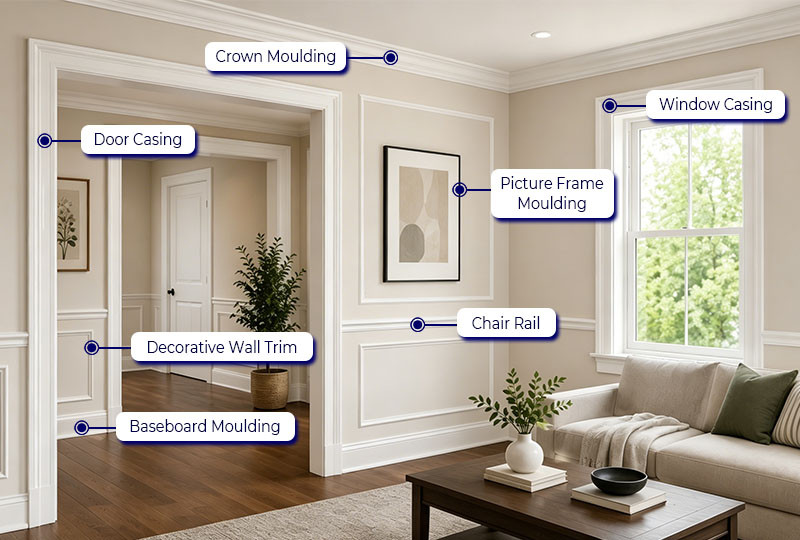 PVC Trim Interior Applications