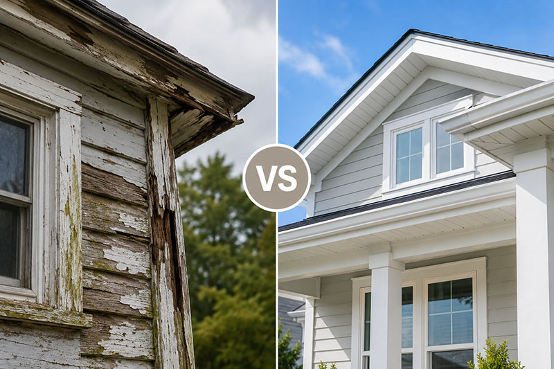Cellular PVC Trim vs Wood Trim