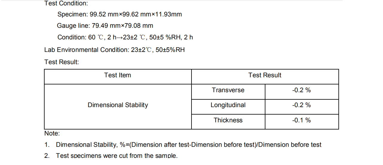 pvc foam board technical data sheet