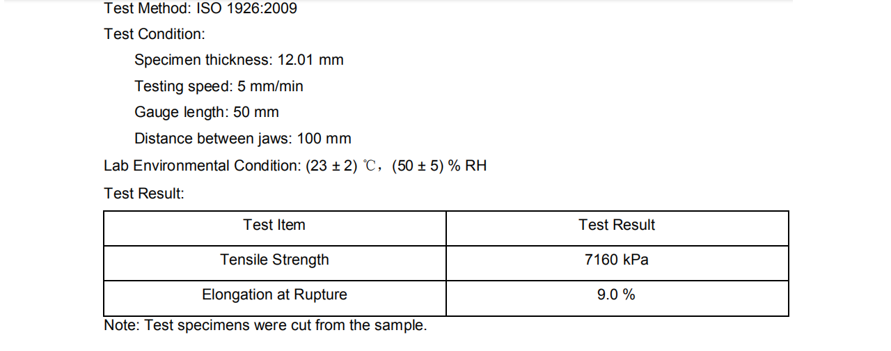 pvc foam board technical data sheet