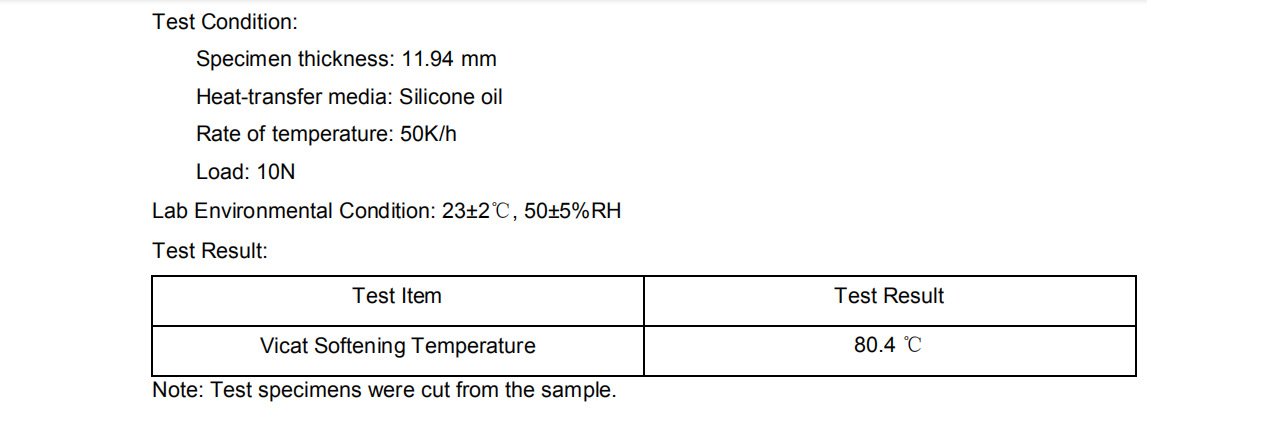 pvc foam board technical data sheet