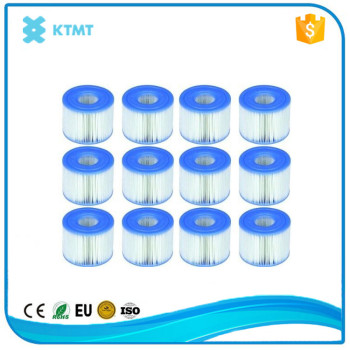 Swimming pool cleaning filter cartridges for pool filter equipment