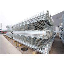 q235 erw low pressure liquid tube pre-galvanized steel pipe raw material pre gavanized round welded steel pipe in stock