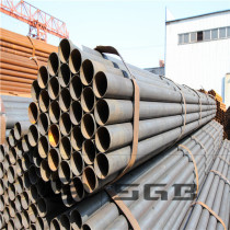 Q235 Q345 ASTM A53 ERW black welded steel pipe,OD:8'',WT:SCH40,LENGTH:24'