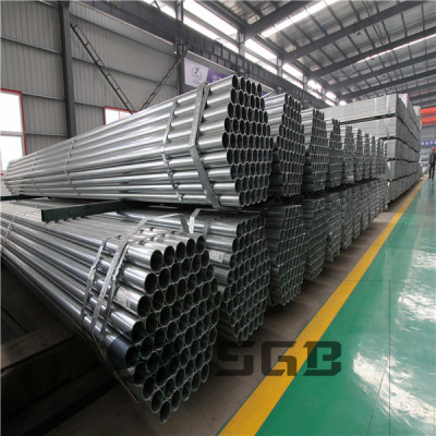 Factory of pre Galvanized steel pipe / carbon steel pipe/ pre galvanized round pipe