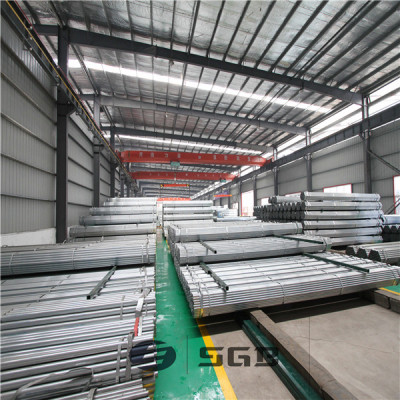 China factory green housed used galvanized steel pipe