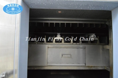 Tipo de túnel Quick Freezer para Fish Dumpings de camarones Filete de pescado