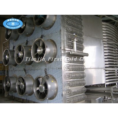 Professional Spiral Freezer Machine for Hamburger auto processing line in China