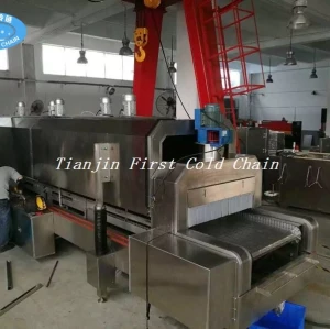 Better quality Shrimp Liquid Nitrogen Quick Freezing / tunnel freezer Machine