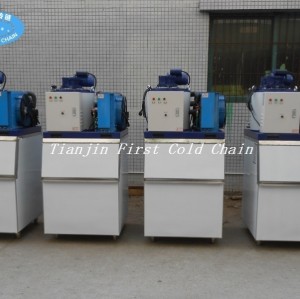 Energy-efficient 3T/24 Flake Ice maker machine for seafood processing equipment