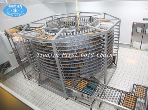 Автоматическая линия для хлеба используется спиральная морозильная башня / градирня